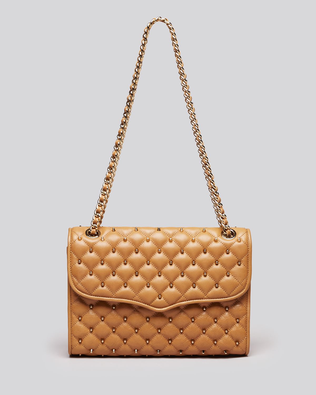 Rebecca Minkoff Large Quilted Affair With Studs Shoulder Bag in Orange -  Lyst