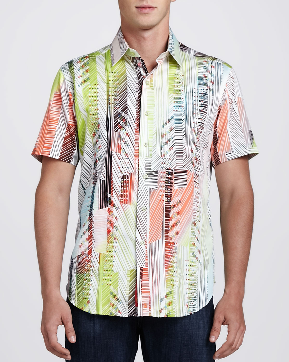 Robert Graham Highball Short Sleeve Sport Shirt Multi in Multicolor for ...