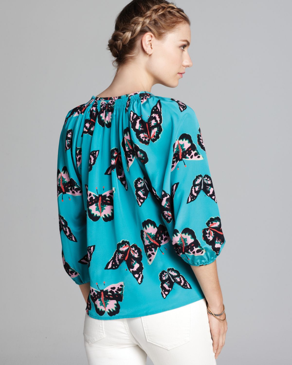 Tucker silk blouse Clearance