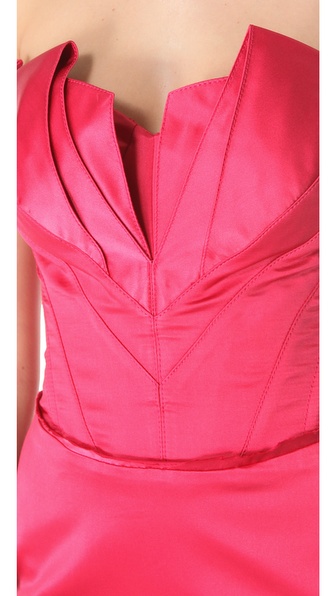 zac posen pink gown