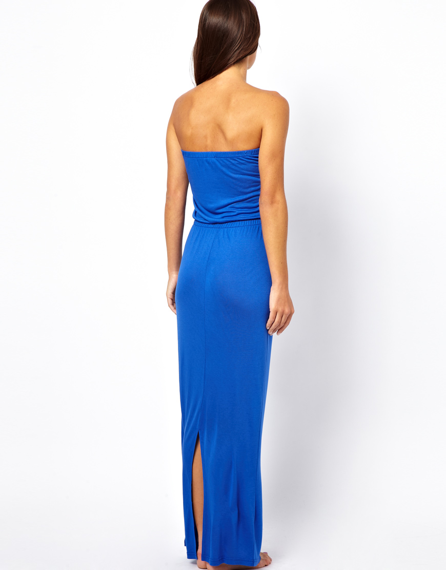 cobalt blue beach dress