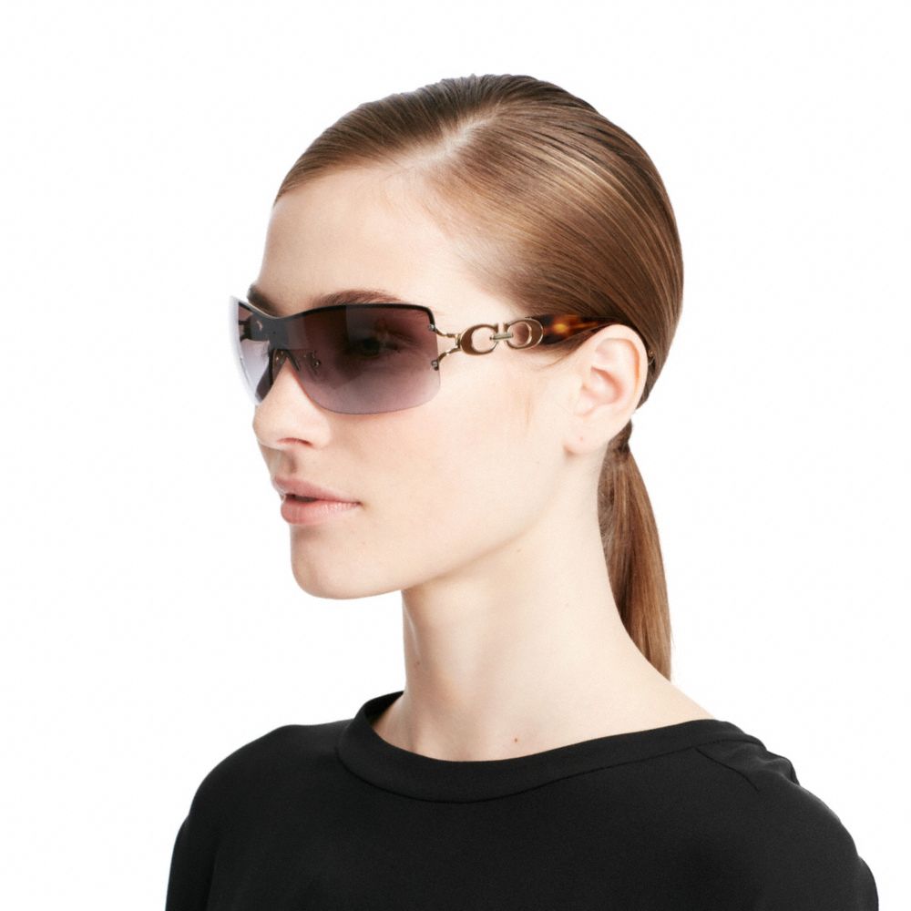 COACH Noelle Sunglasses in Black | Lyst