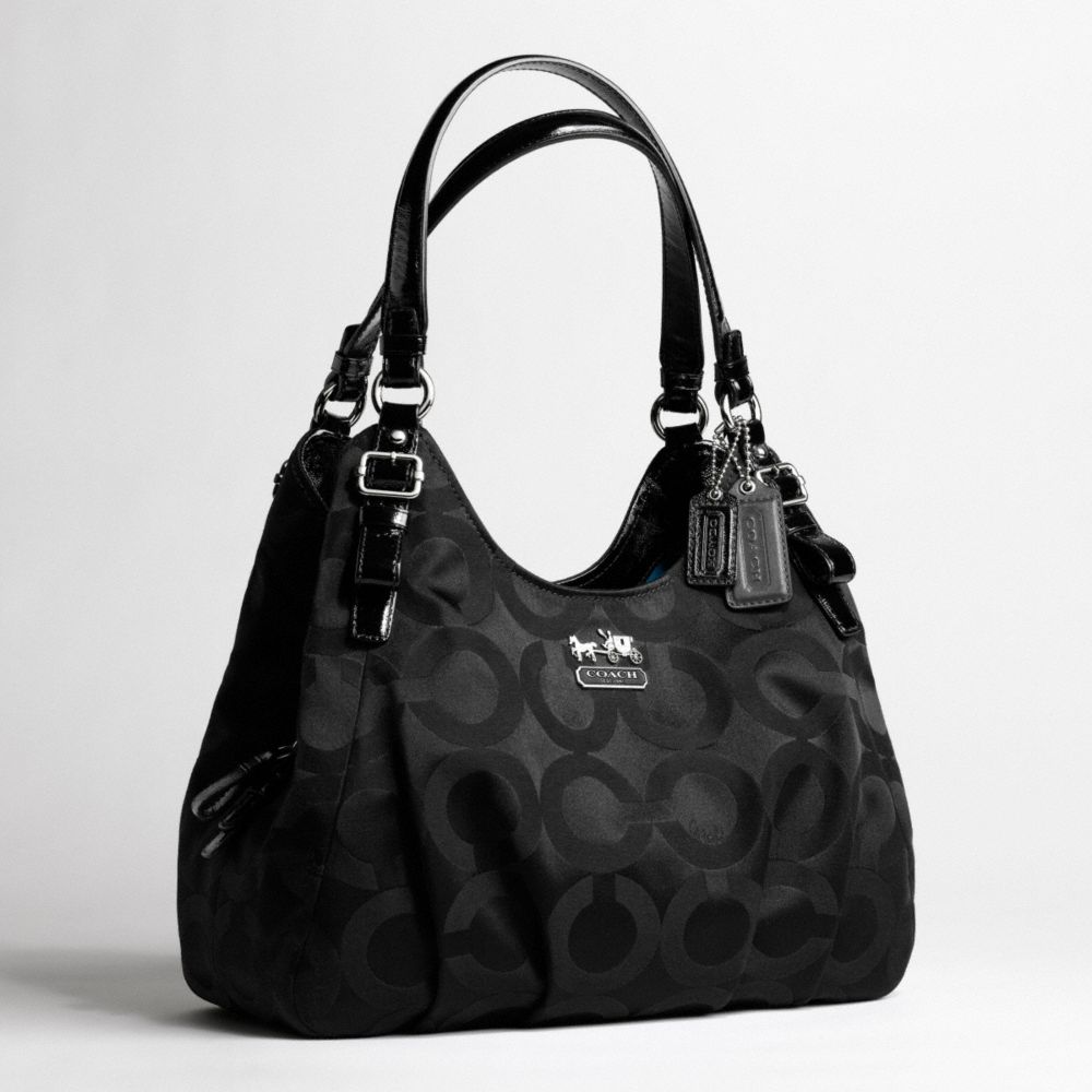 COACH Gray Metallic Leather Shoulder Bag Handbag – Sui Generis Designer  Consignment