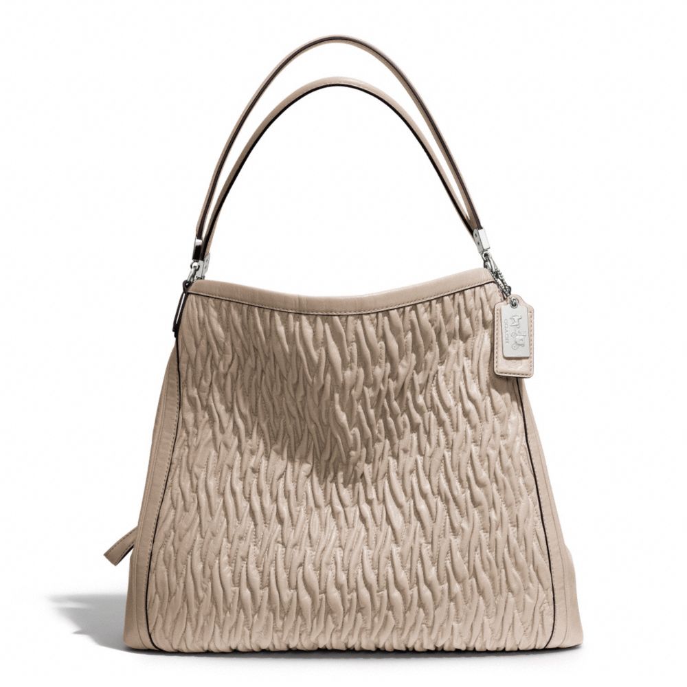 Lyst Coach Madison Phoebe Shoulder Bag In Gathered Twist Leather Gallery