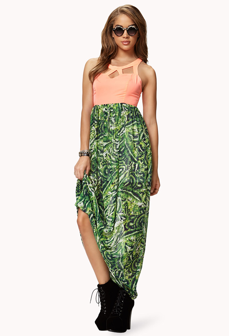 neon green maxi