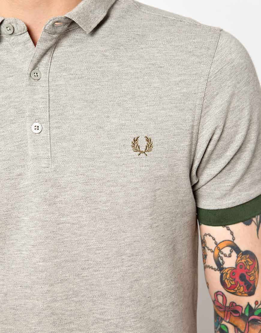 fred perry small collar