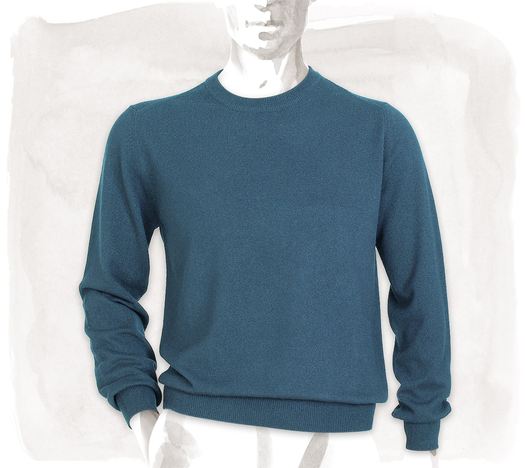 HermÃ¨s Cashmere Crewneck Sweater in Blue for Men (midnight blue) | Lyst