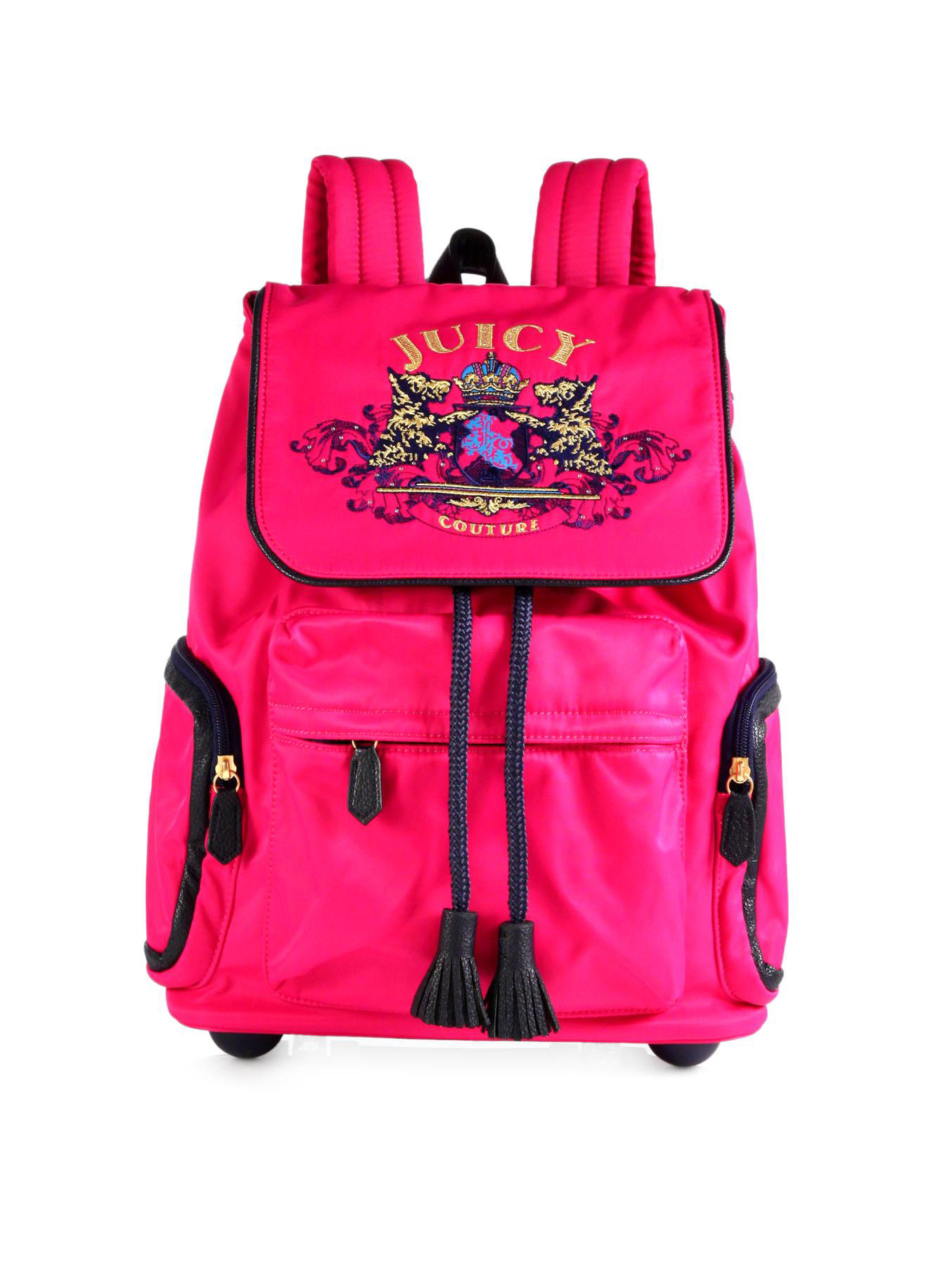 Juicy Couture Girls Nylon Billie Rolling Backpack in Pink | Lyst