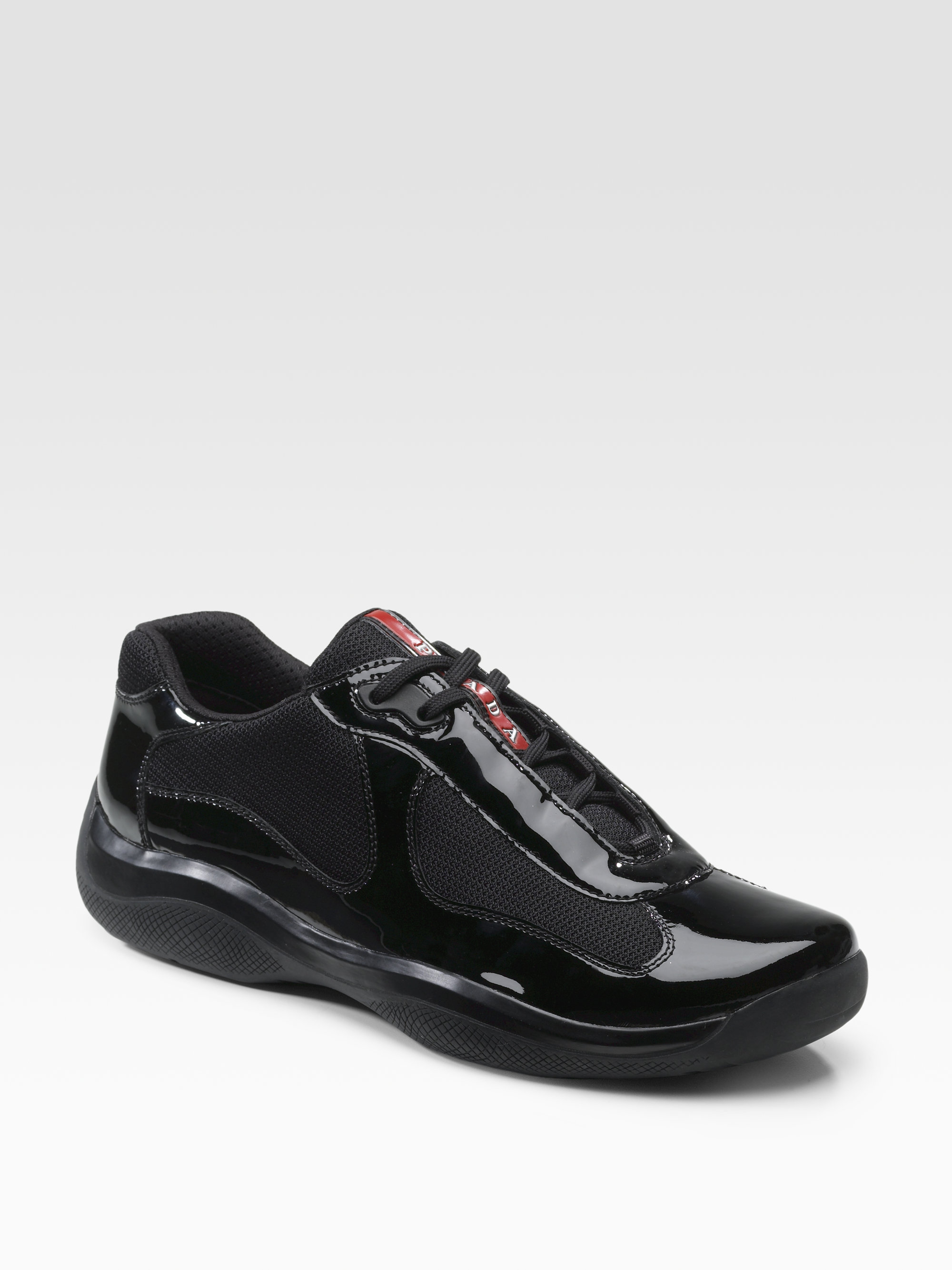 prada sport sneakers black