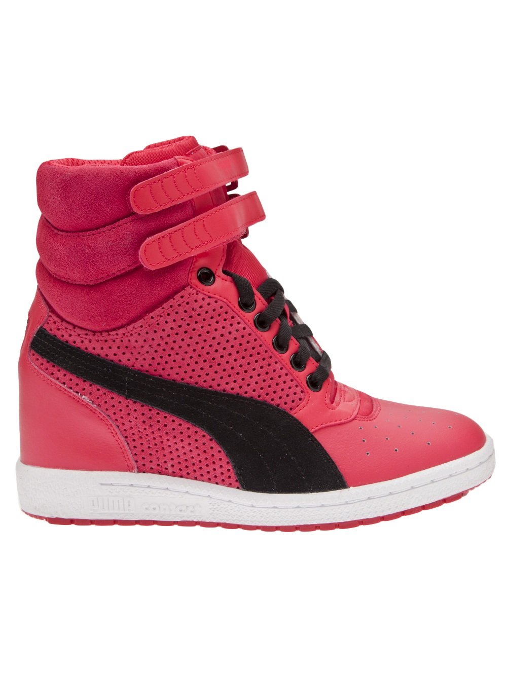 PUMA High Top Wedge in Pink - Lyst
