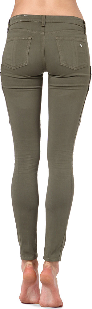 rag and bone green jeans