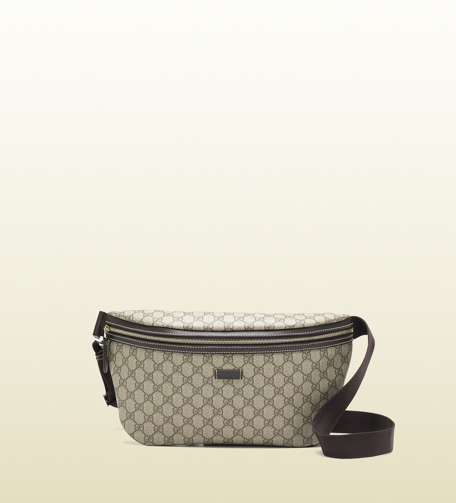 Gucci Gg Supreme Canvas Belt Bag in Beige (Natural) for Men - Lyst