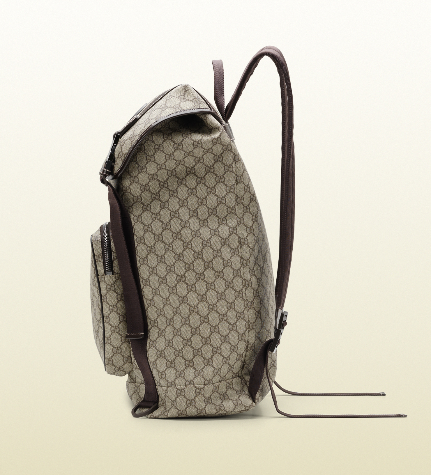 Gucci Gg Supreme Canvas Interlocking G Backpack in Beige (Gray) for Men - Lyst