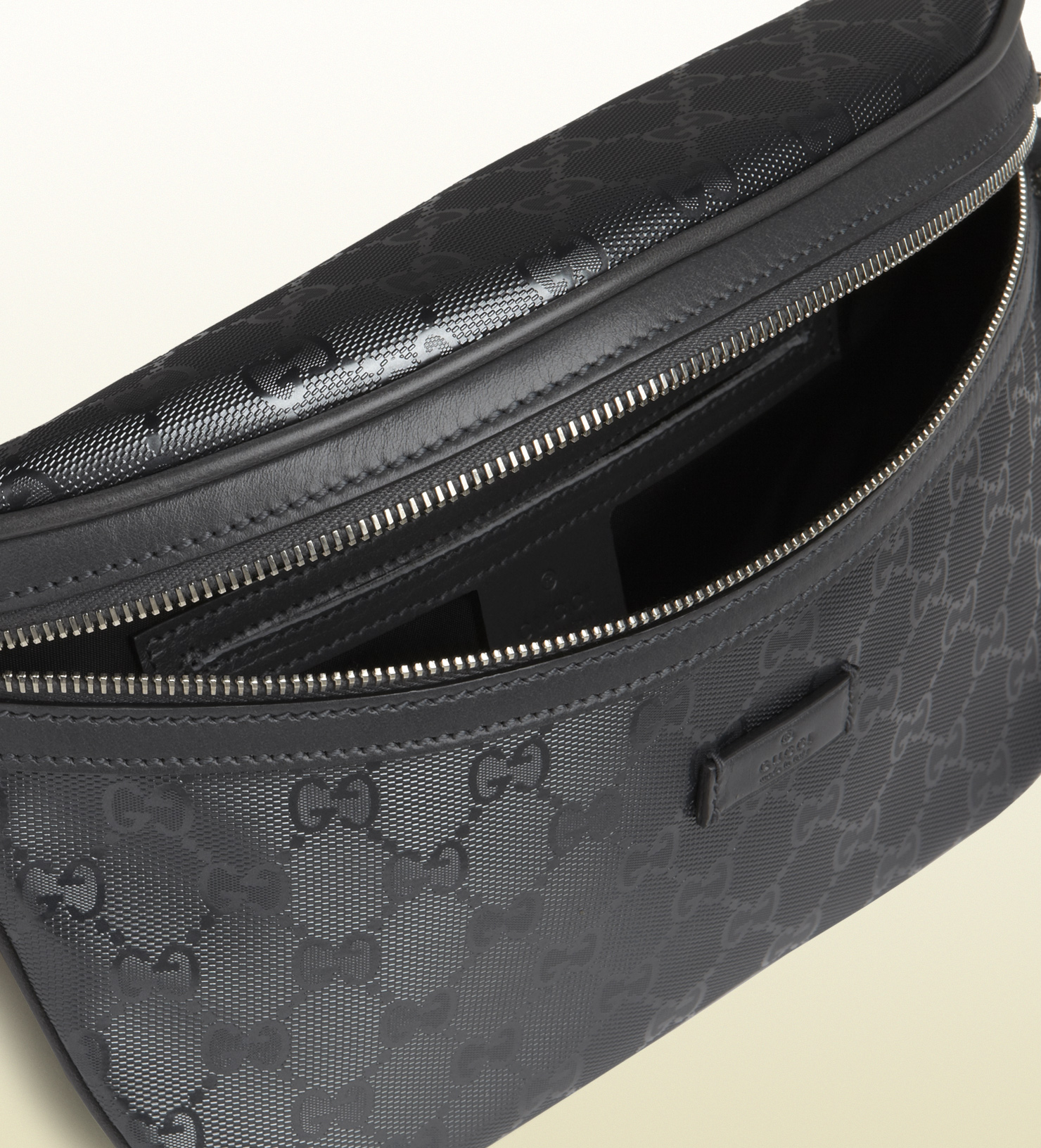 Gucci Gg Imprime Belt Bag in Black for Men - Lyst