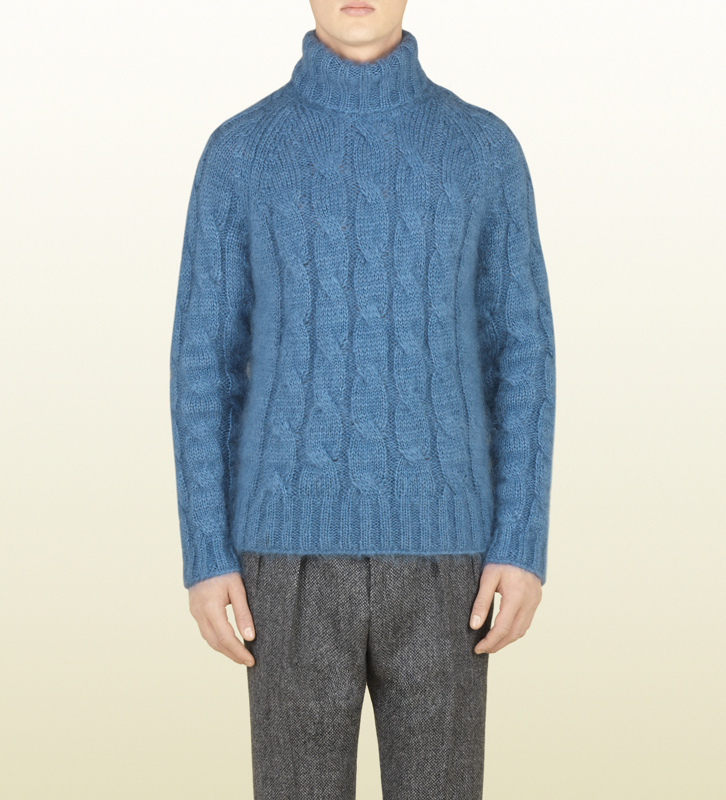 knitted turtleneck sweater men