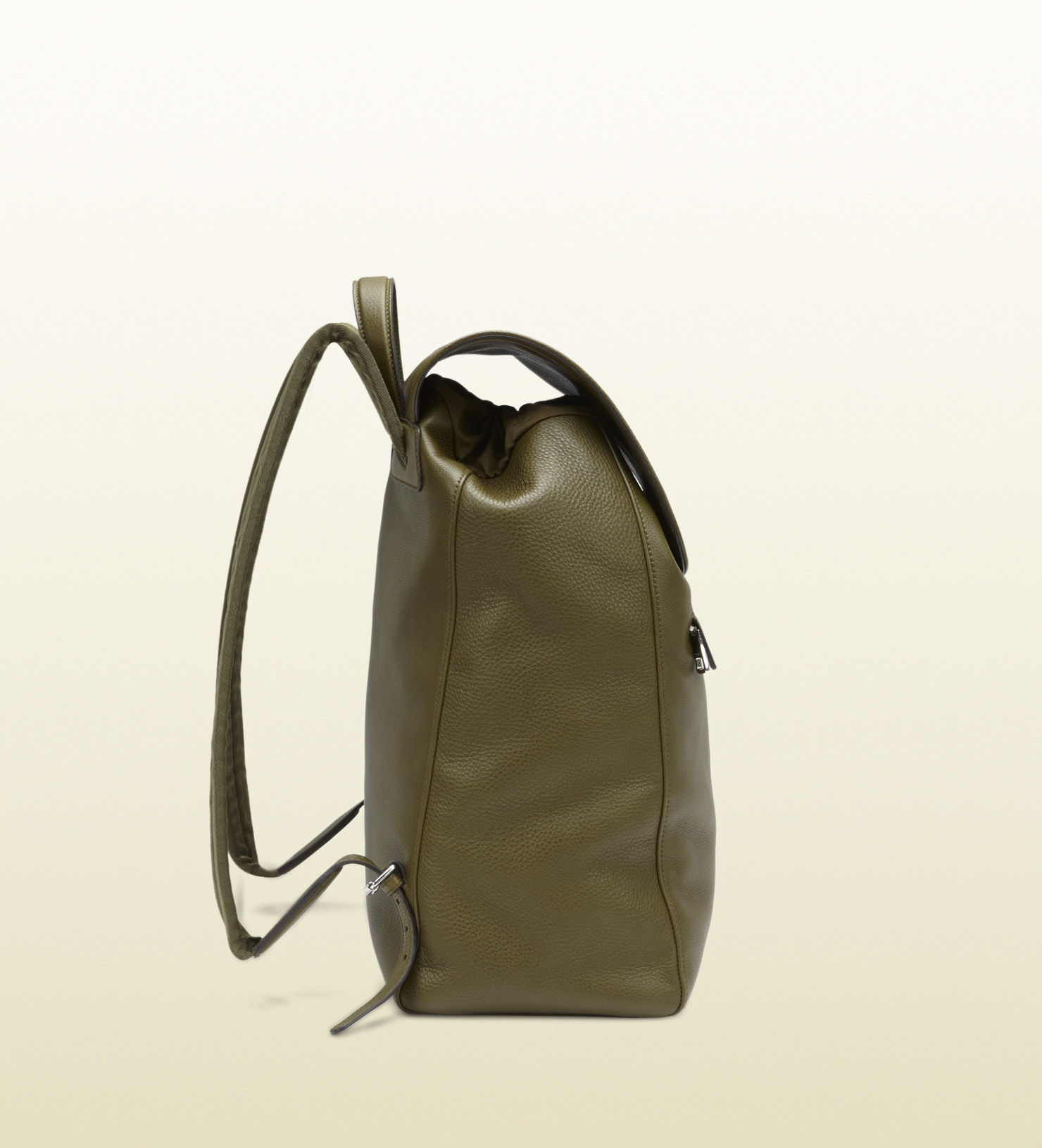 Gucci Green Leather Backpack in Green for Men Lyst