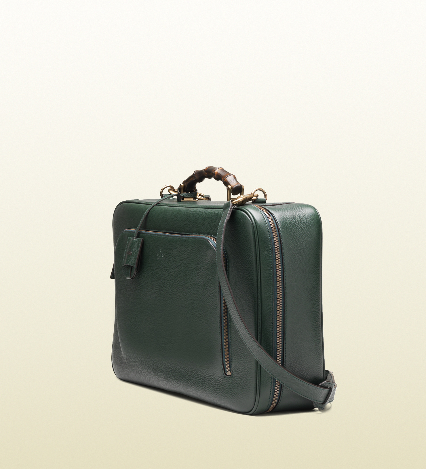 soft leather luggage