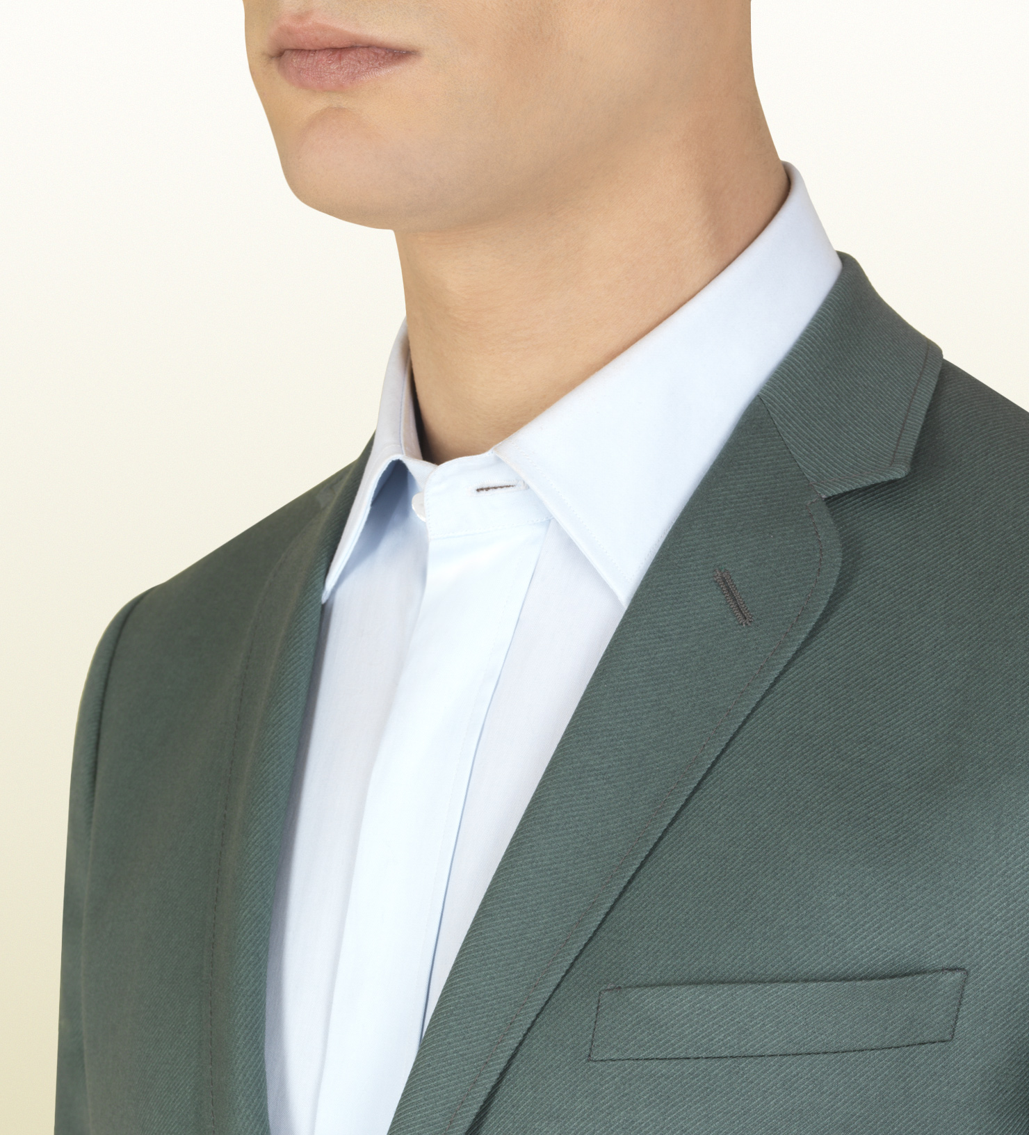 Gucci Green Wool Fifty Suit for Men - Lyst