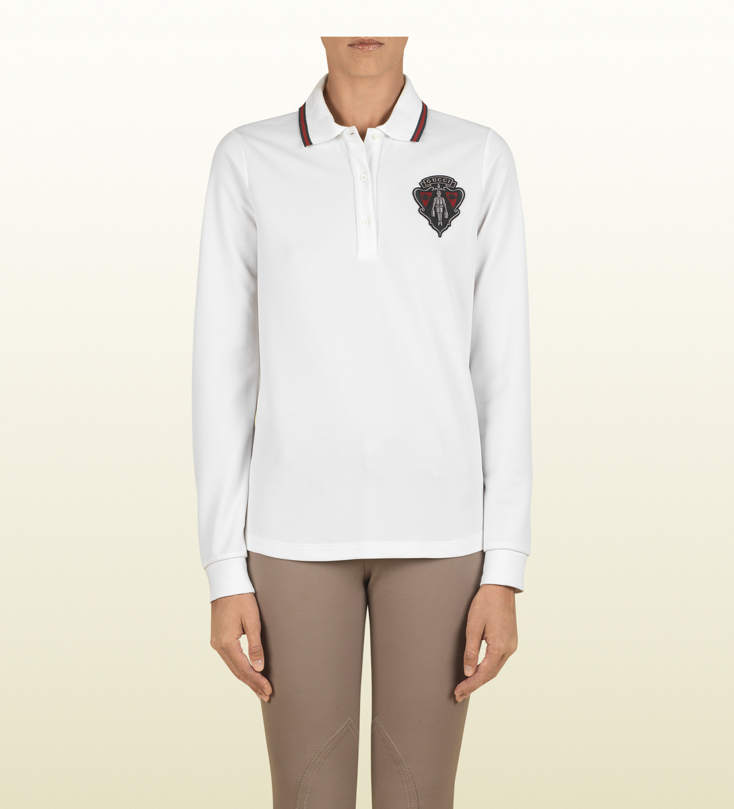 gucci white long sleeve