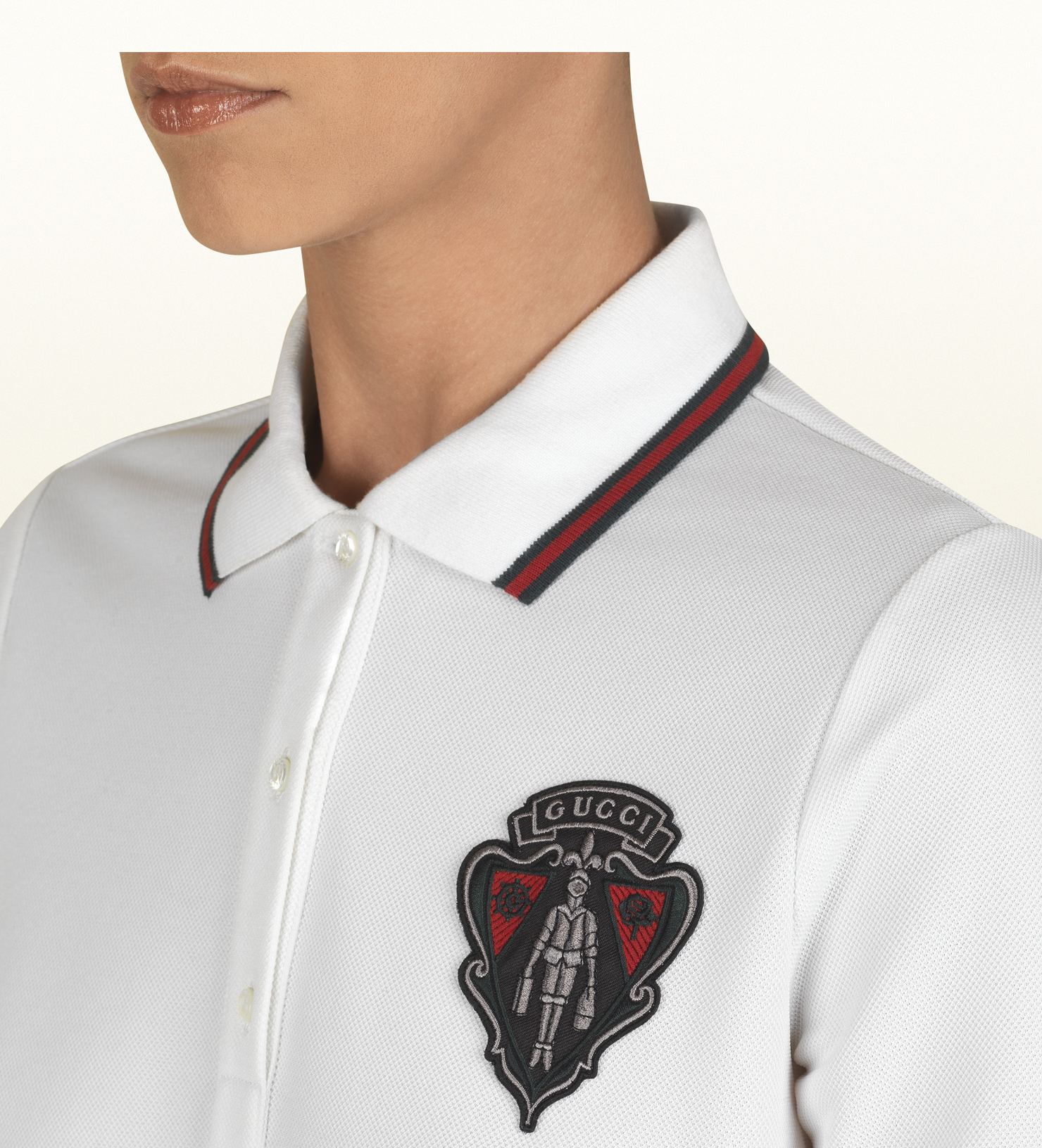 gucci white long sleeve