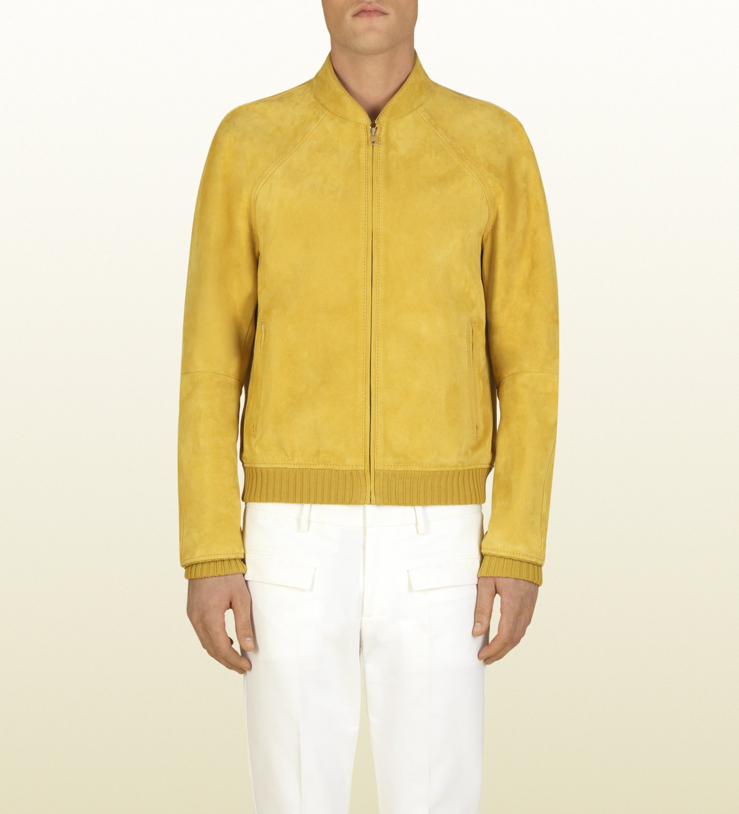 gucci suede bomber jacket