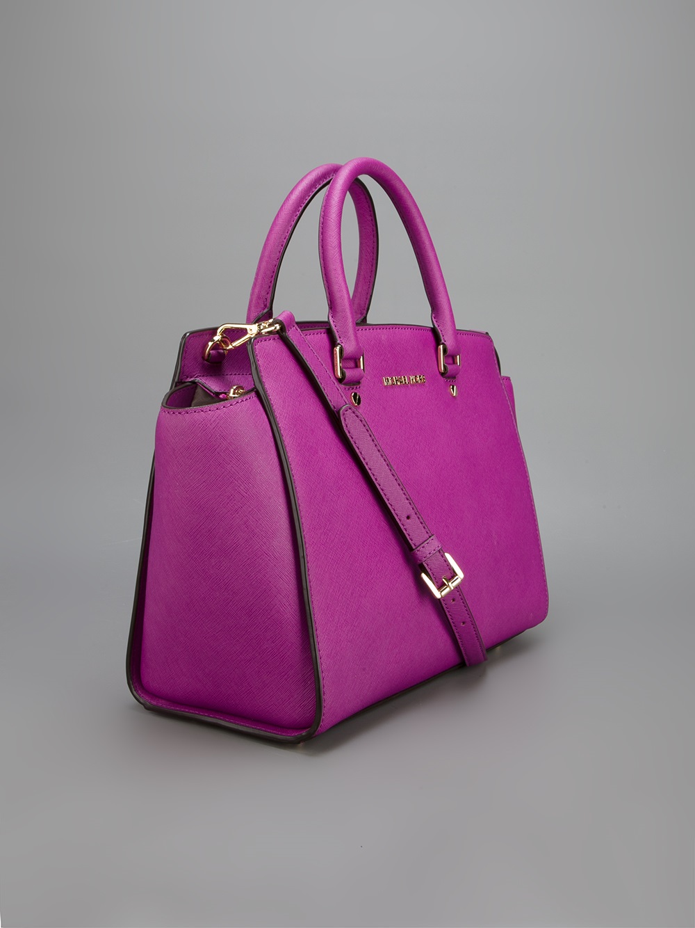 MICHAEL Michael Kors Selma Handbag in Pink & Purple (Purple) - Lyst