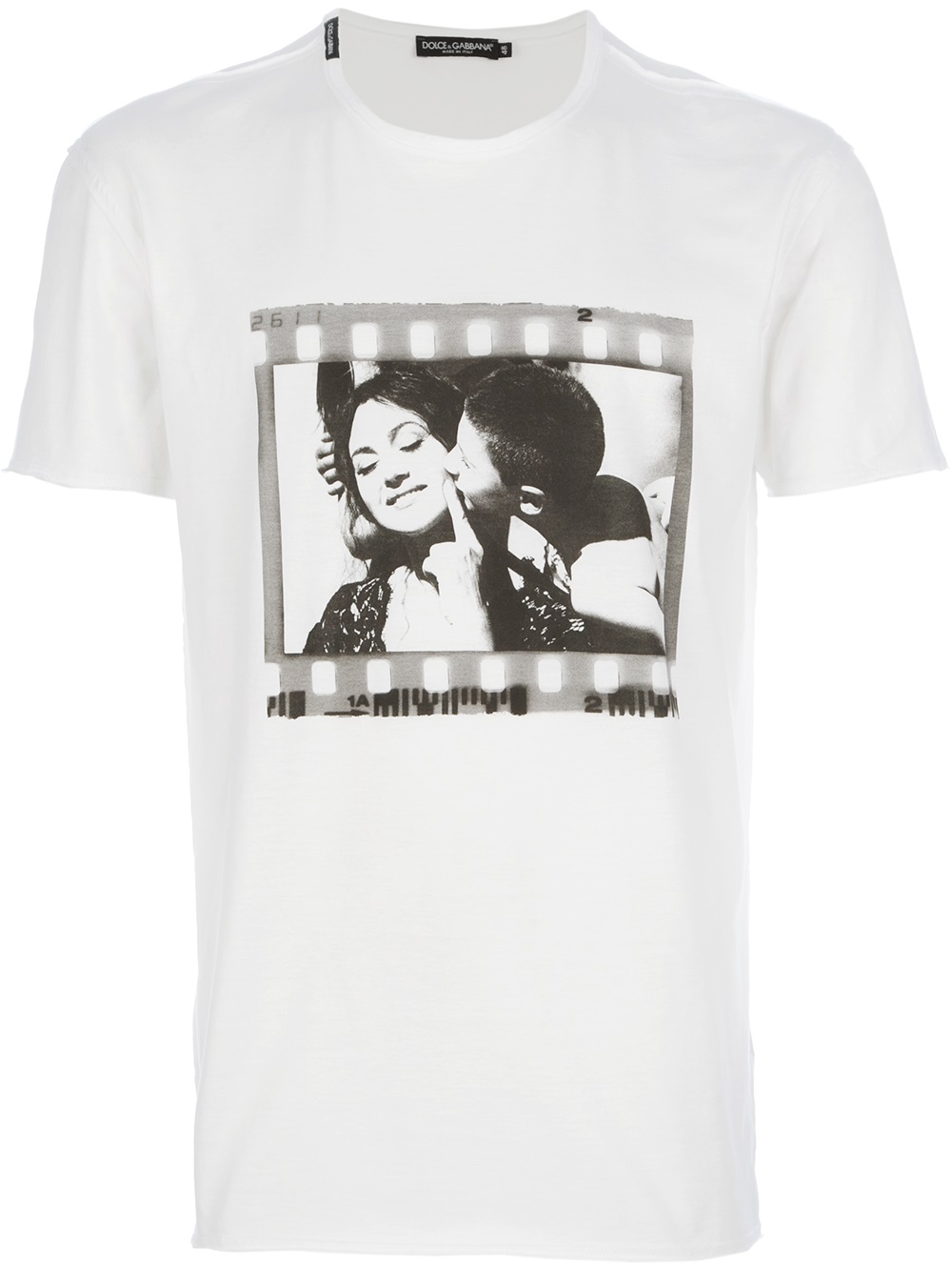 Dolce & Gabbana Monica Belluci Print Tshirt in White for Men - Lyst