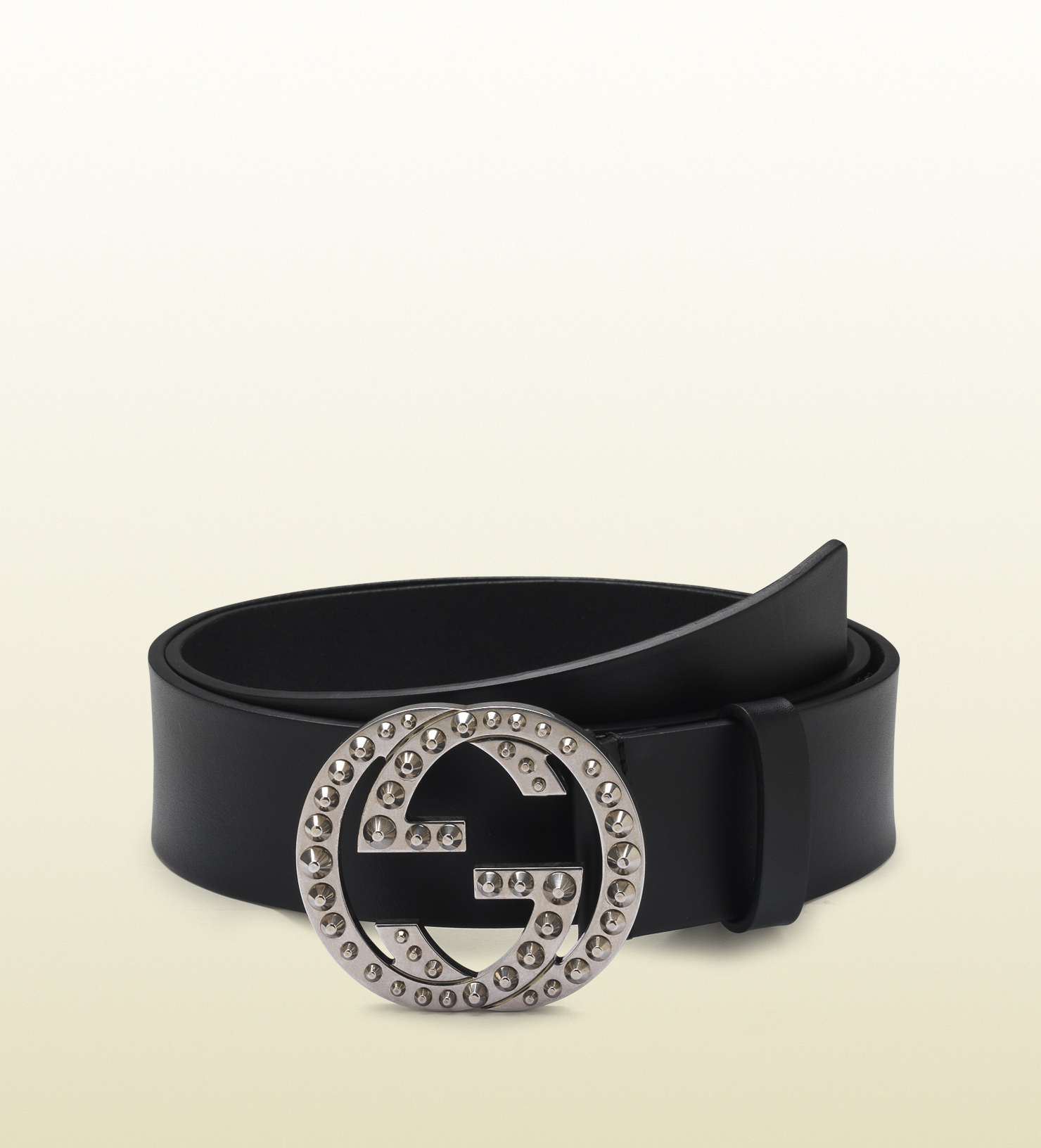 gucci women's black leather belt