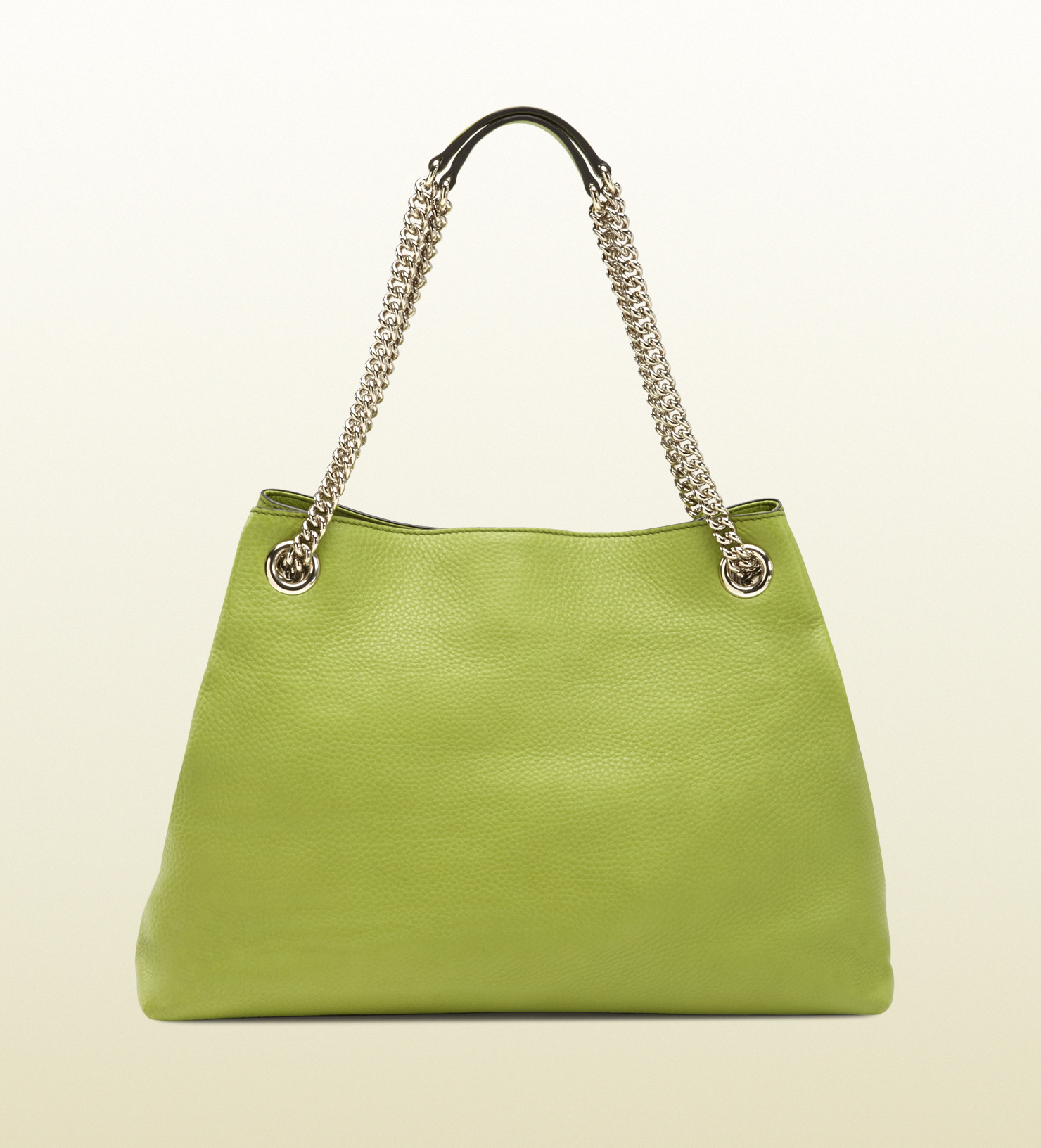 Gucci Soho Apple Green Leather Shoulder Bag in Green | Lyst
