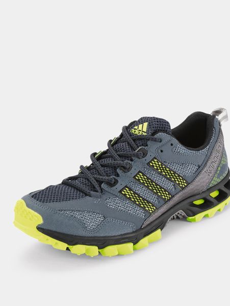 Adidas Kanadia 5 Trail Mens Trainers in Gray for Men (grey/black/lime ...