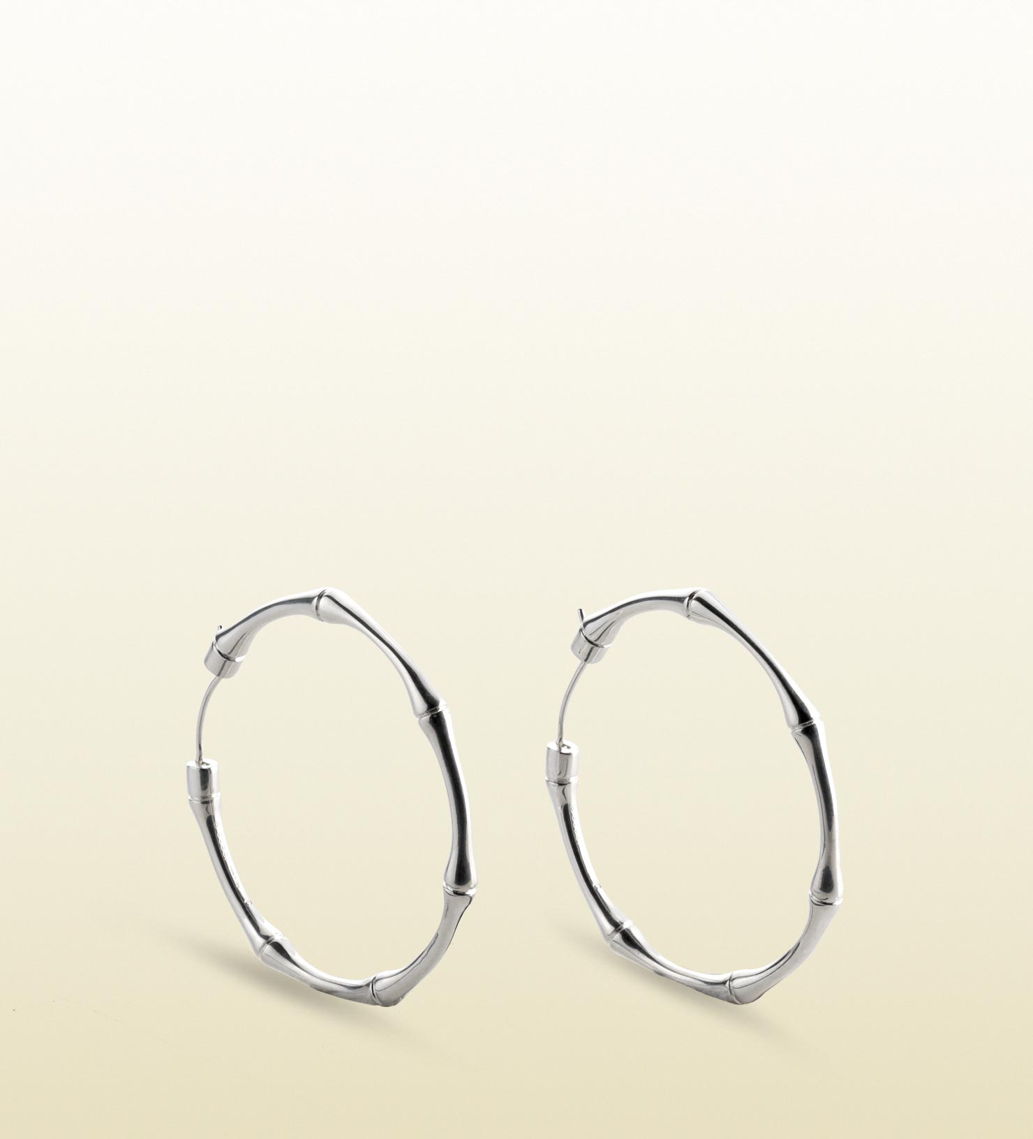 gucci silver hoop earrings