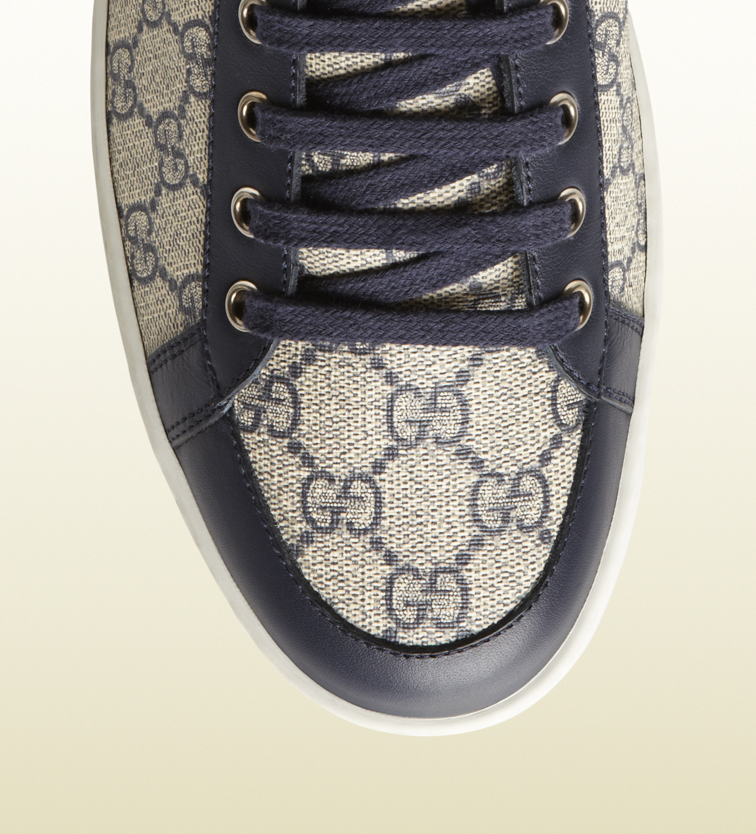 gucci men's original gg canvas high top sneakers