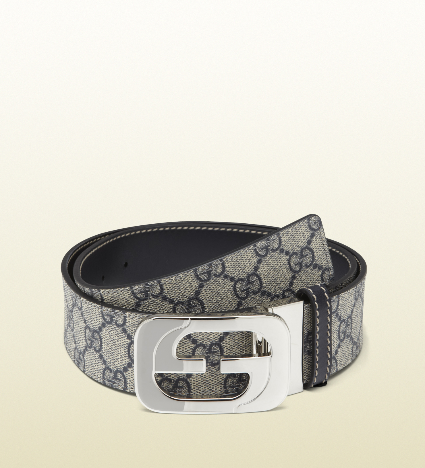 Gucci Reversible Belt With Interlocking G Buckle in Beige (Natural) for Men  - Lyst