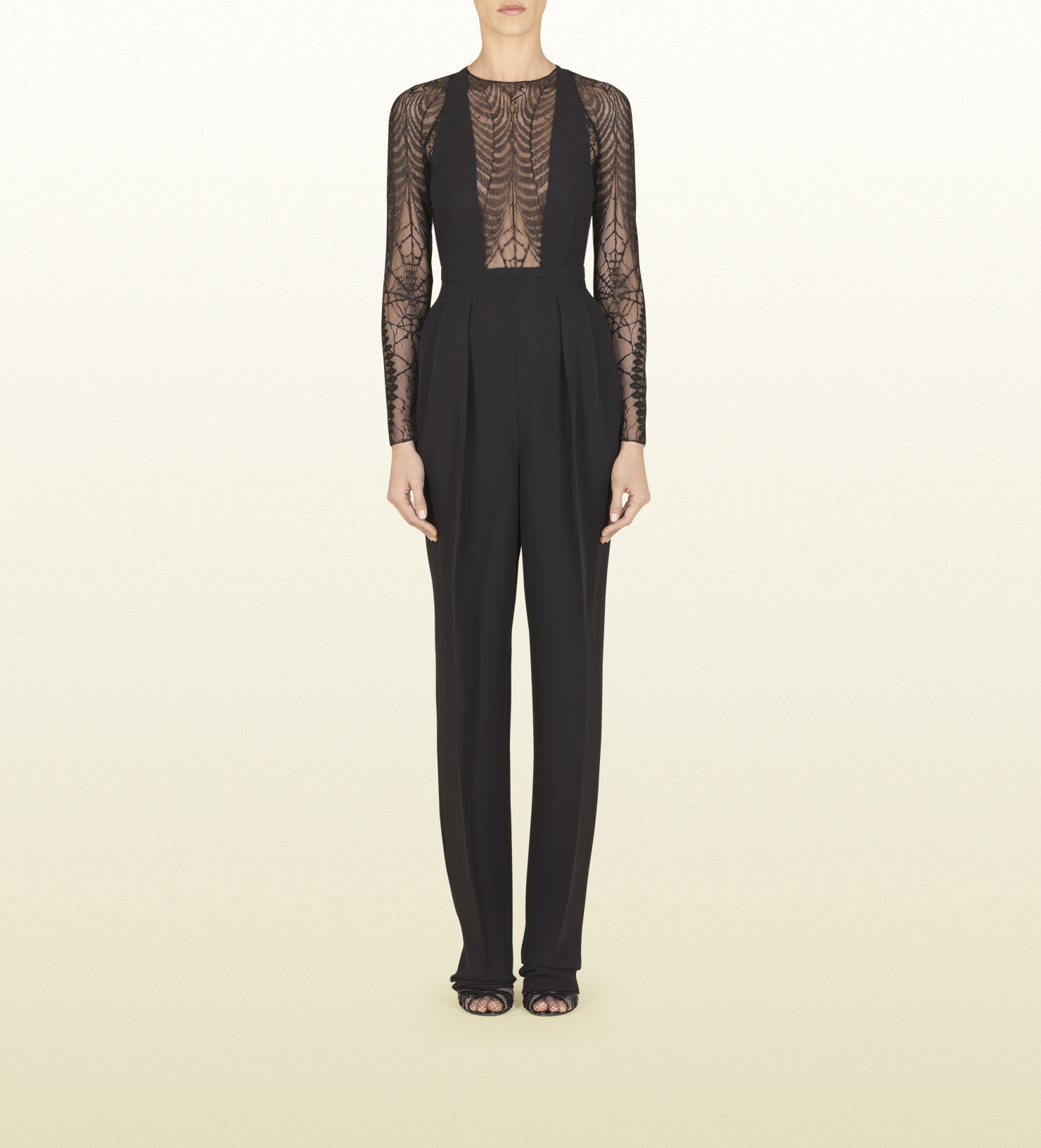 gucci black jumpsuit