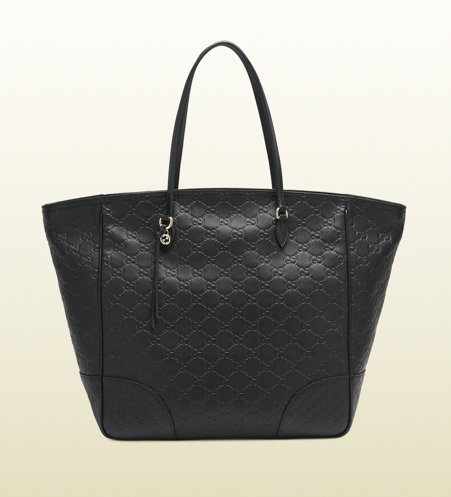 Gucci Bree Ssima Leather Tote in Black | Lyst