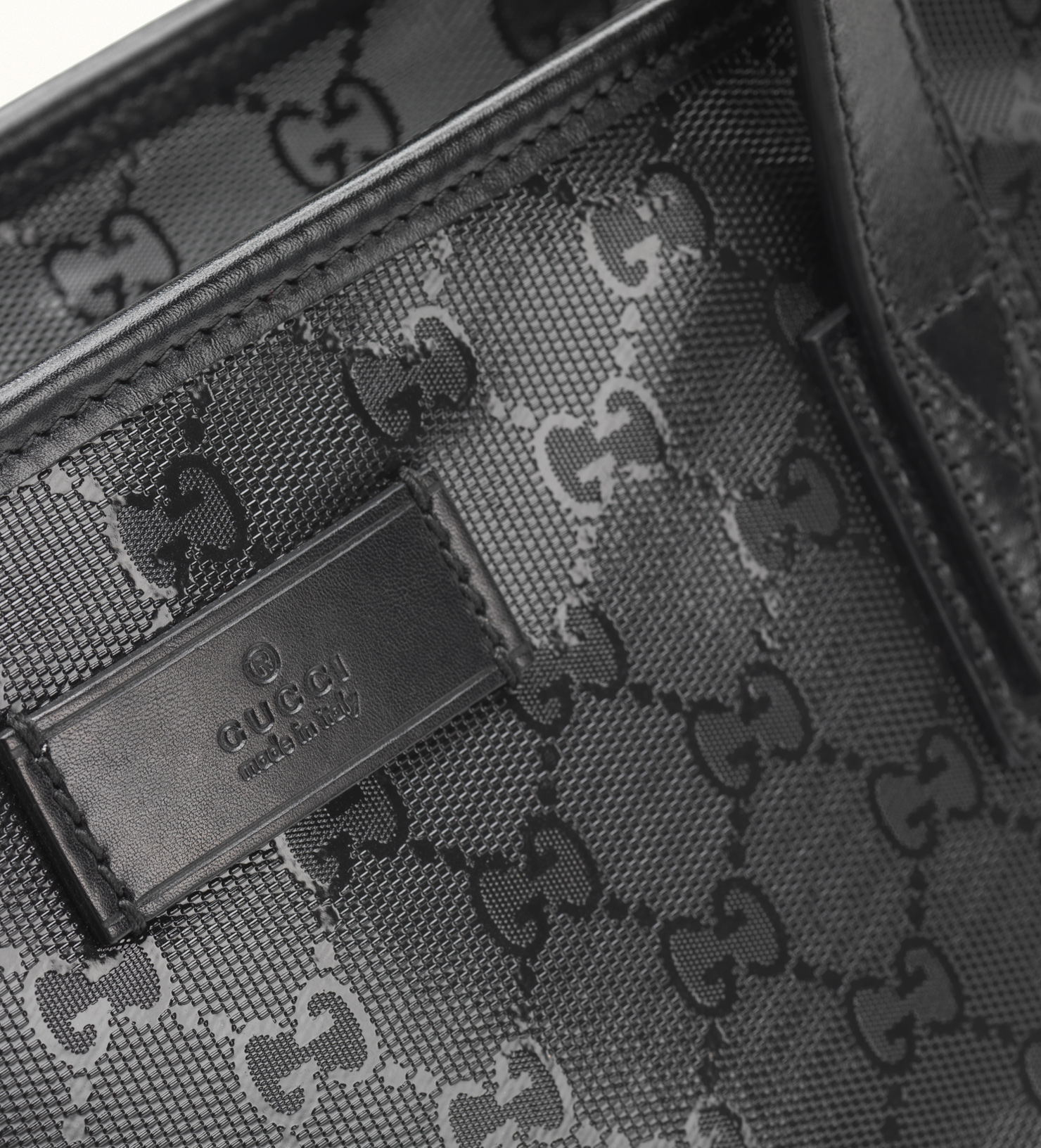 gucci shopper bag black