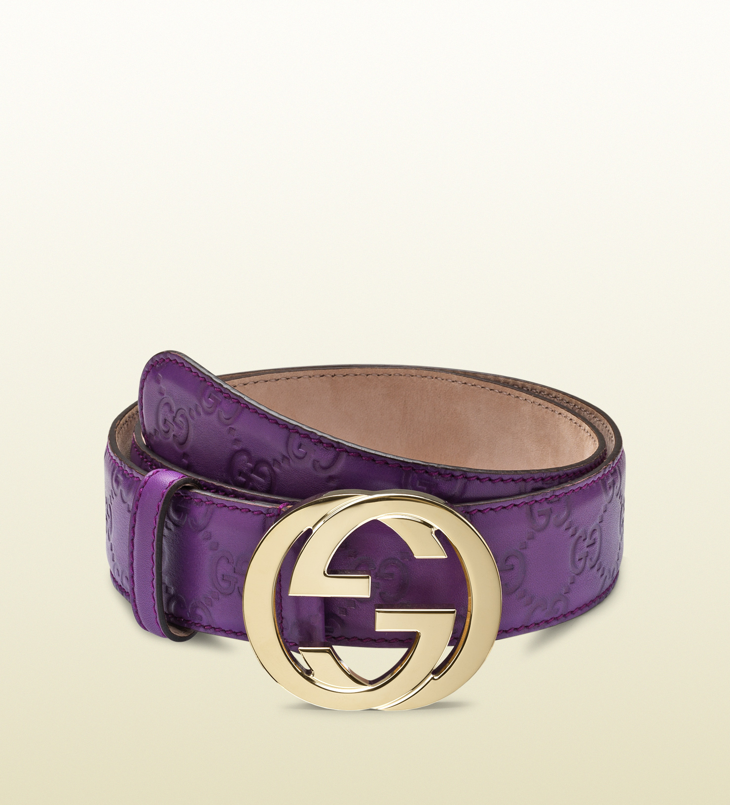 gucci belt purple