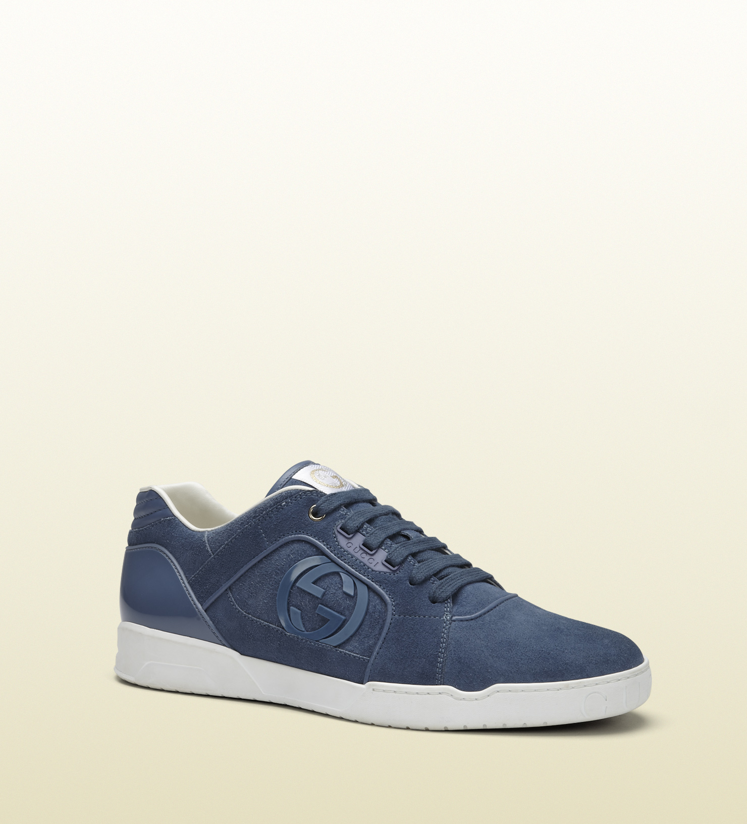 mens blue gucci trainers