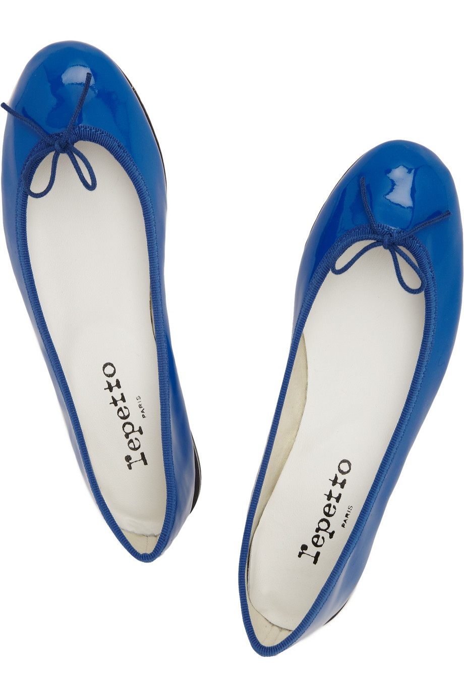 Repetto Bb Patentleather Ballet Flats in Cobalt (Blue) Lyst