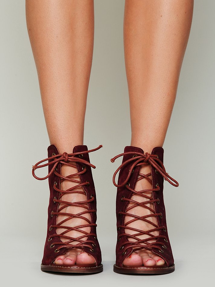 jeffrey campbell minimal lace up heel