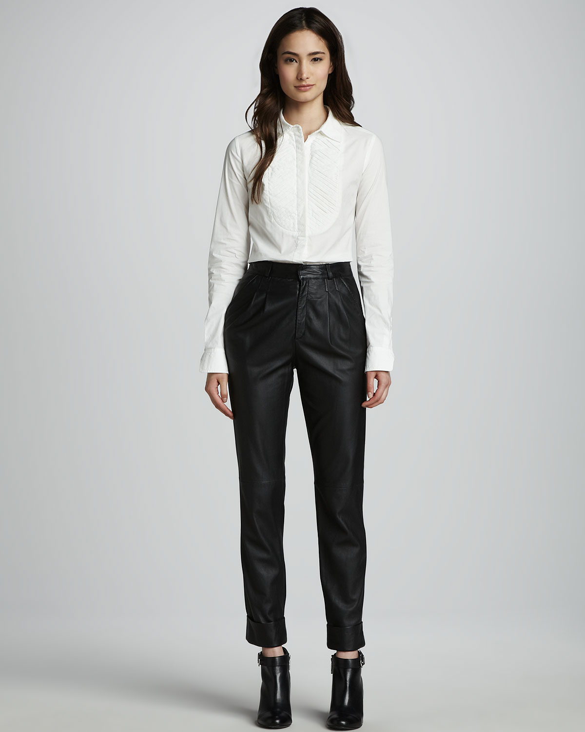 rachel zoe leather pants