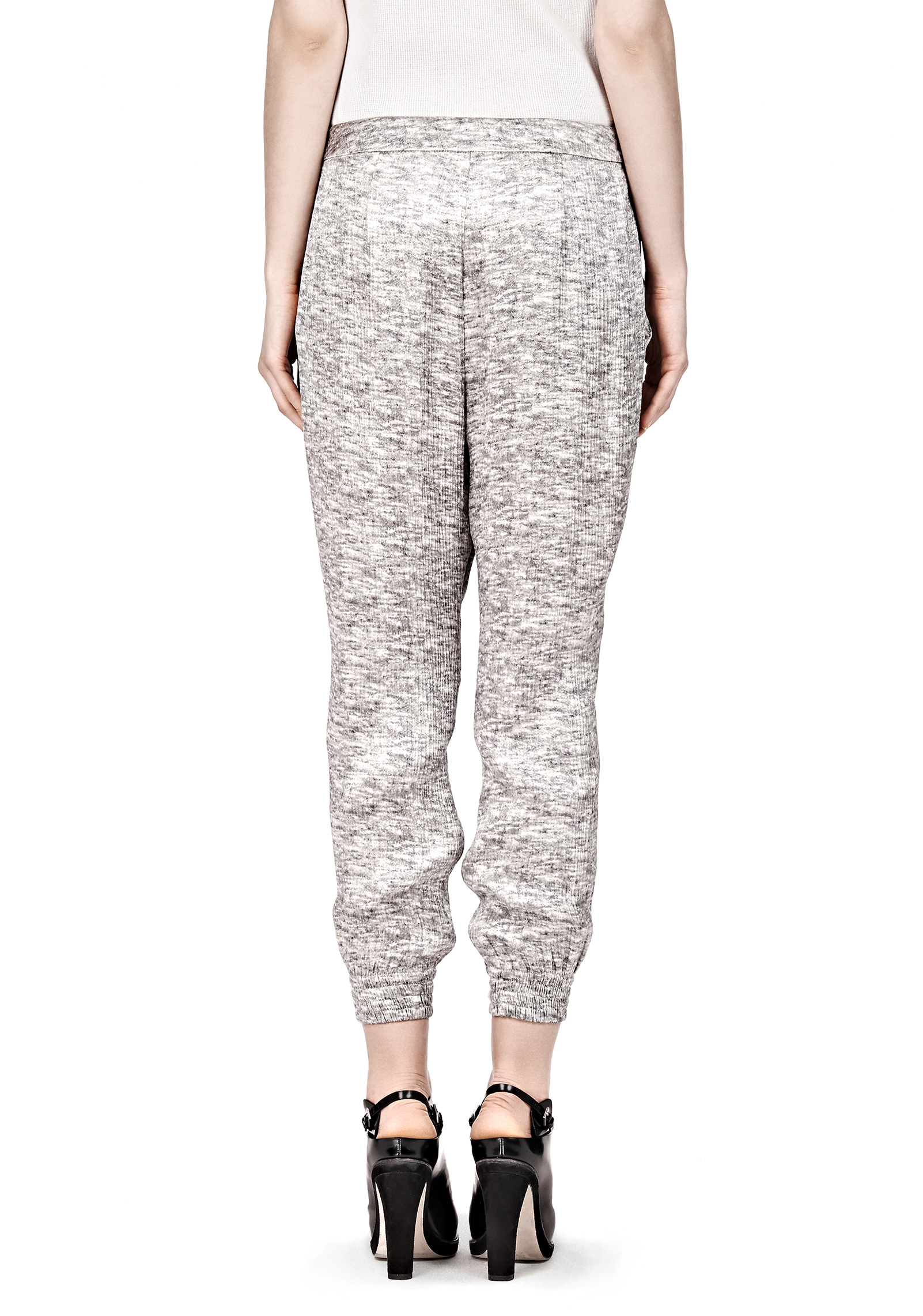 silk track pants