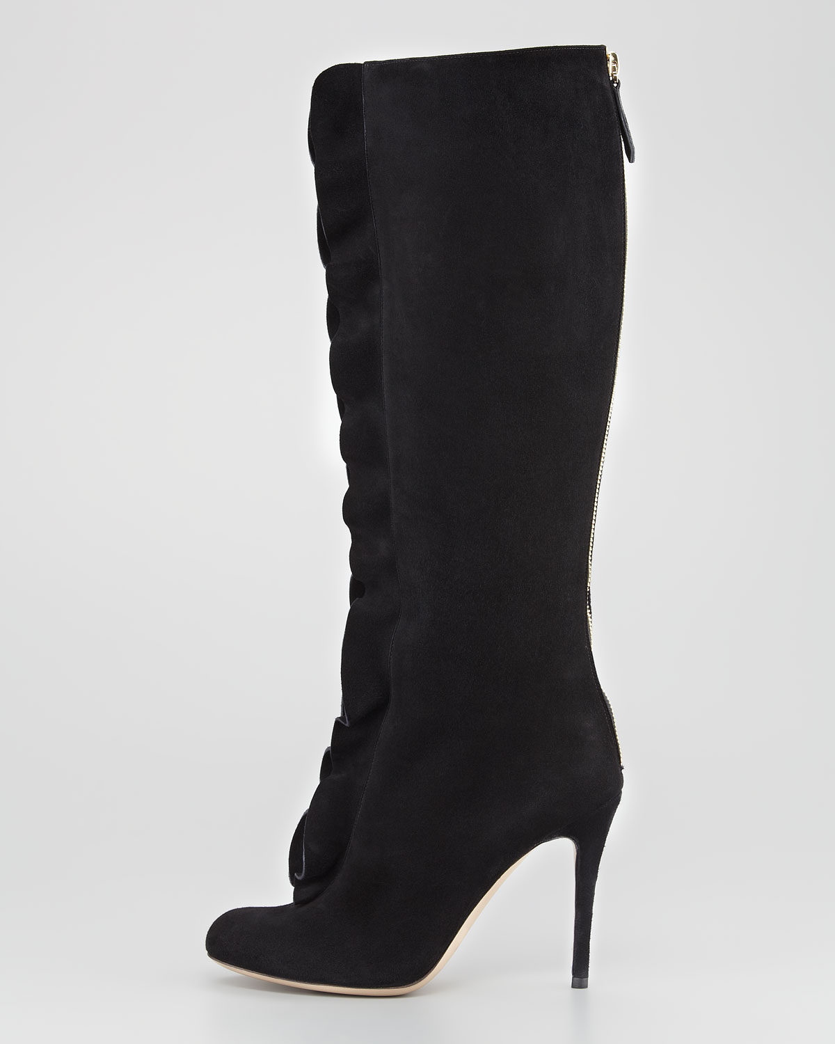valentino ruffle boots