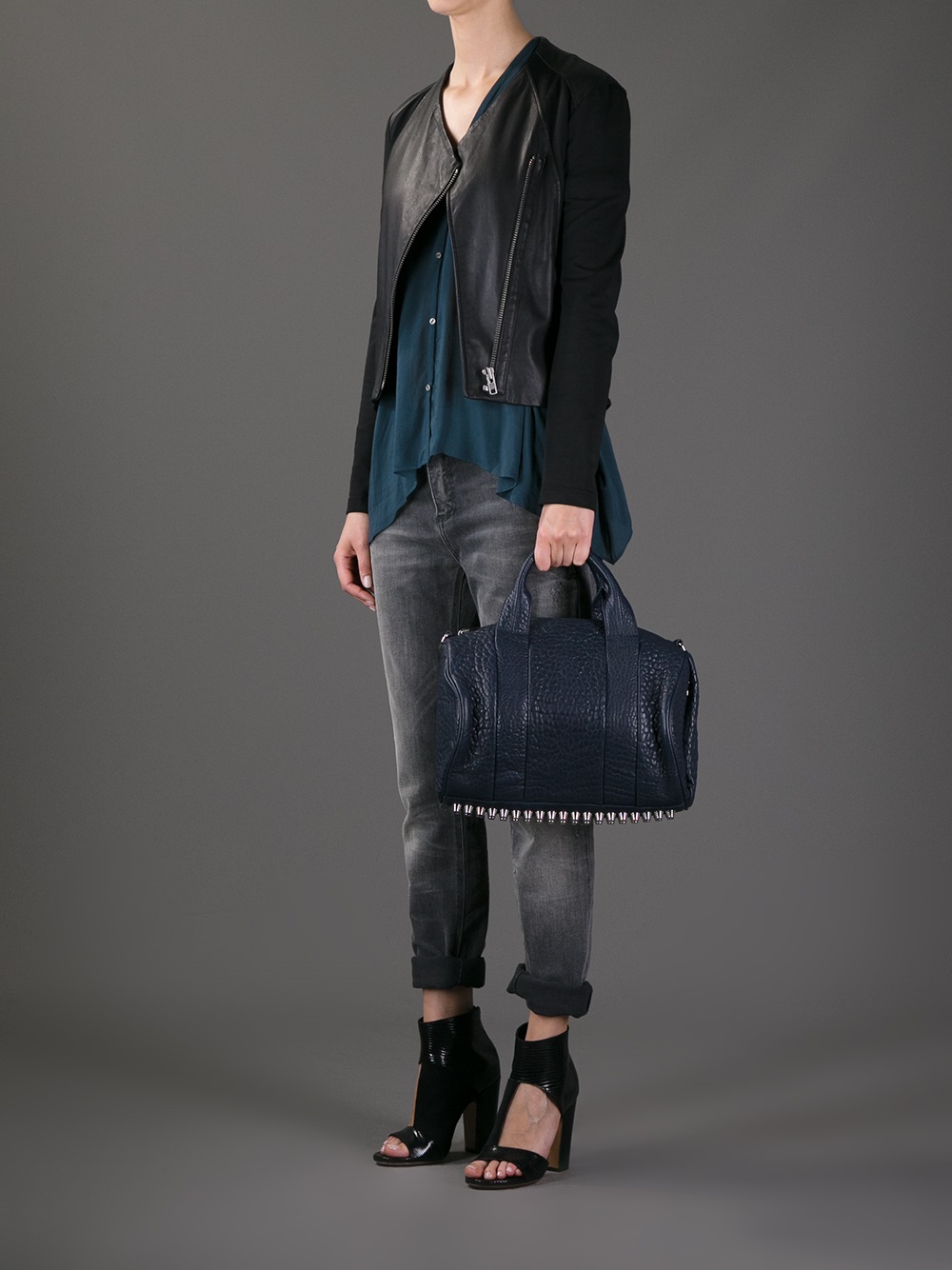 alexander wang blue bag