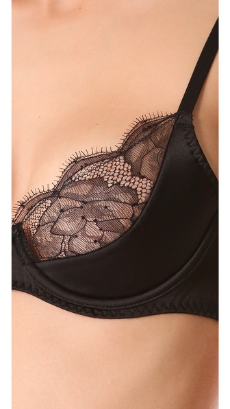 Rose Lace Demi Cup Bra