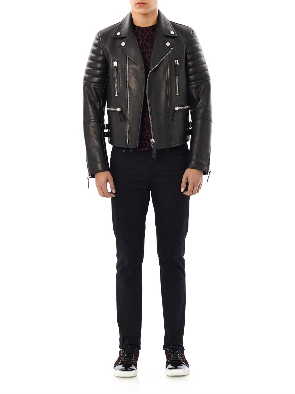 burberry prorsum leather biker jacket