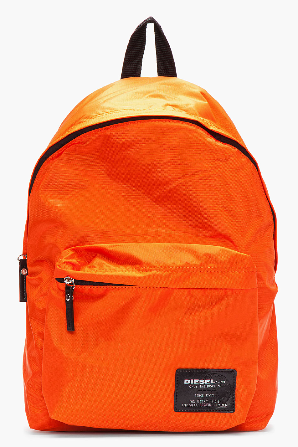DIESEL Orange Nylon Guerrilla Backpack for Men Lyst