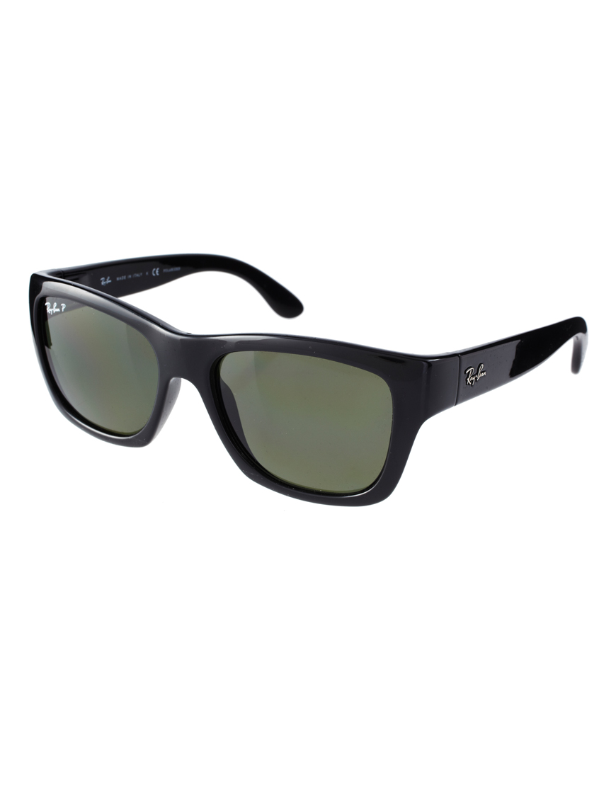 Lyst - Ray-ban Polarized Wayfarer Sunglasses in Black for Men