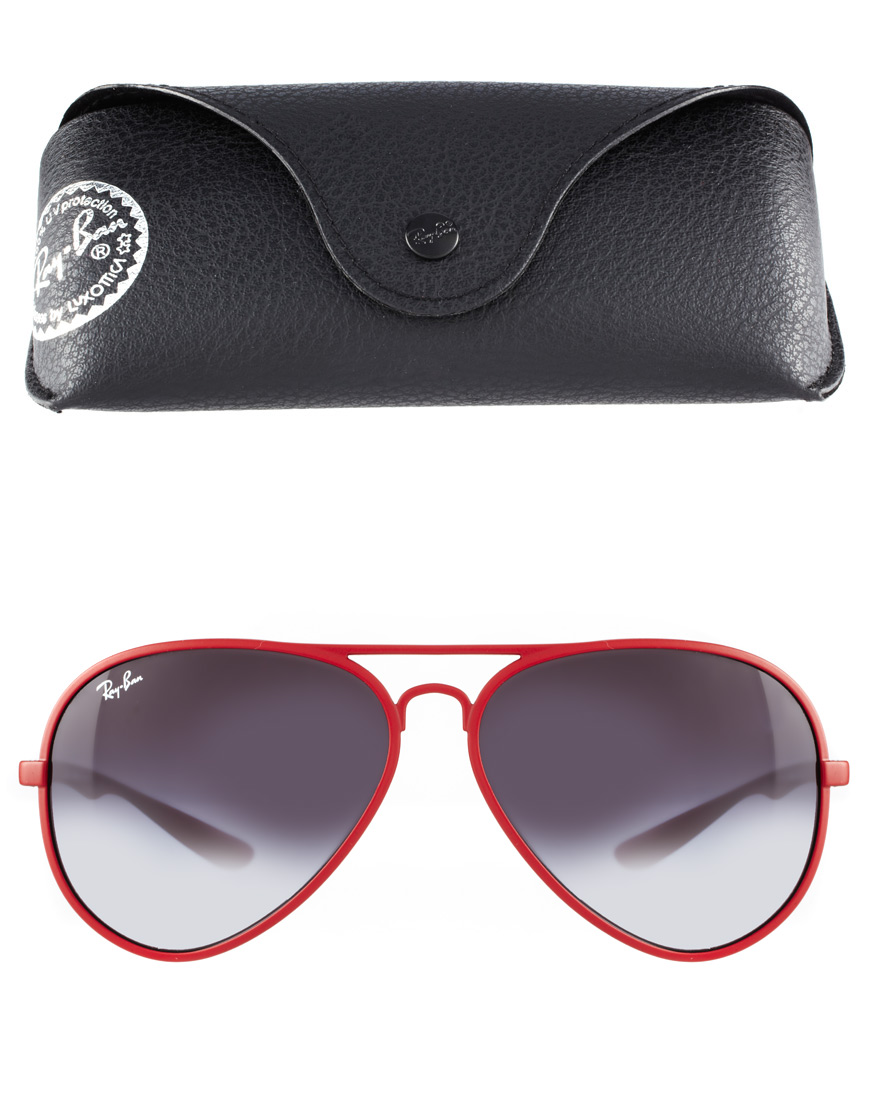 Ray-Ban Sunglasses Red for Men | Lyst