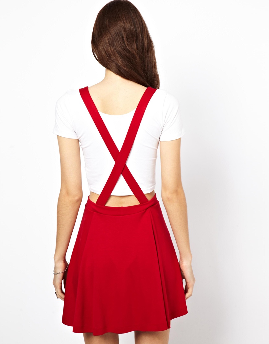 skater skirt with braces